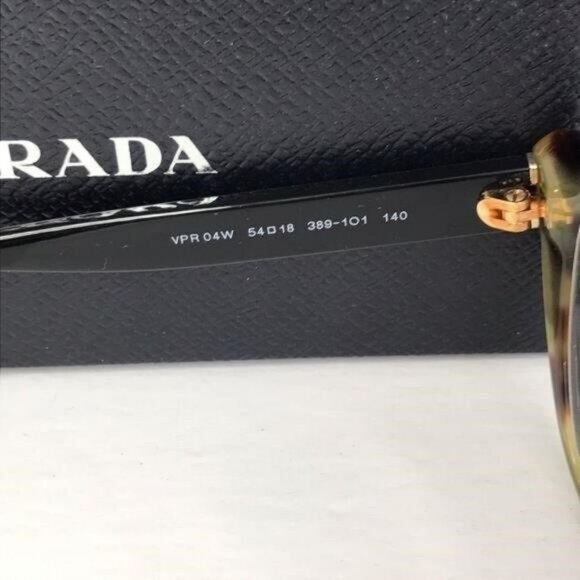 Authentic New PRADAPR 04WV black and medium havana - Picture 7 of 11